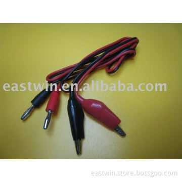 RC charge cable,alligator clip,banana plug